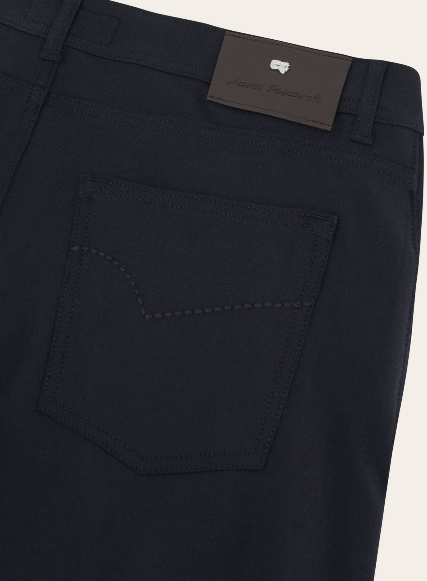 Jeans van cashmere | BLUE NAVY