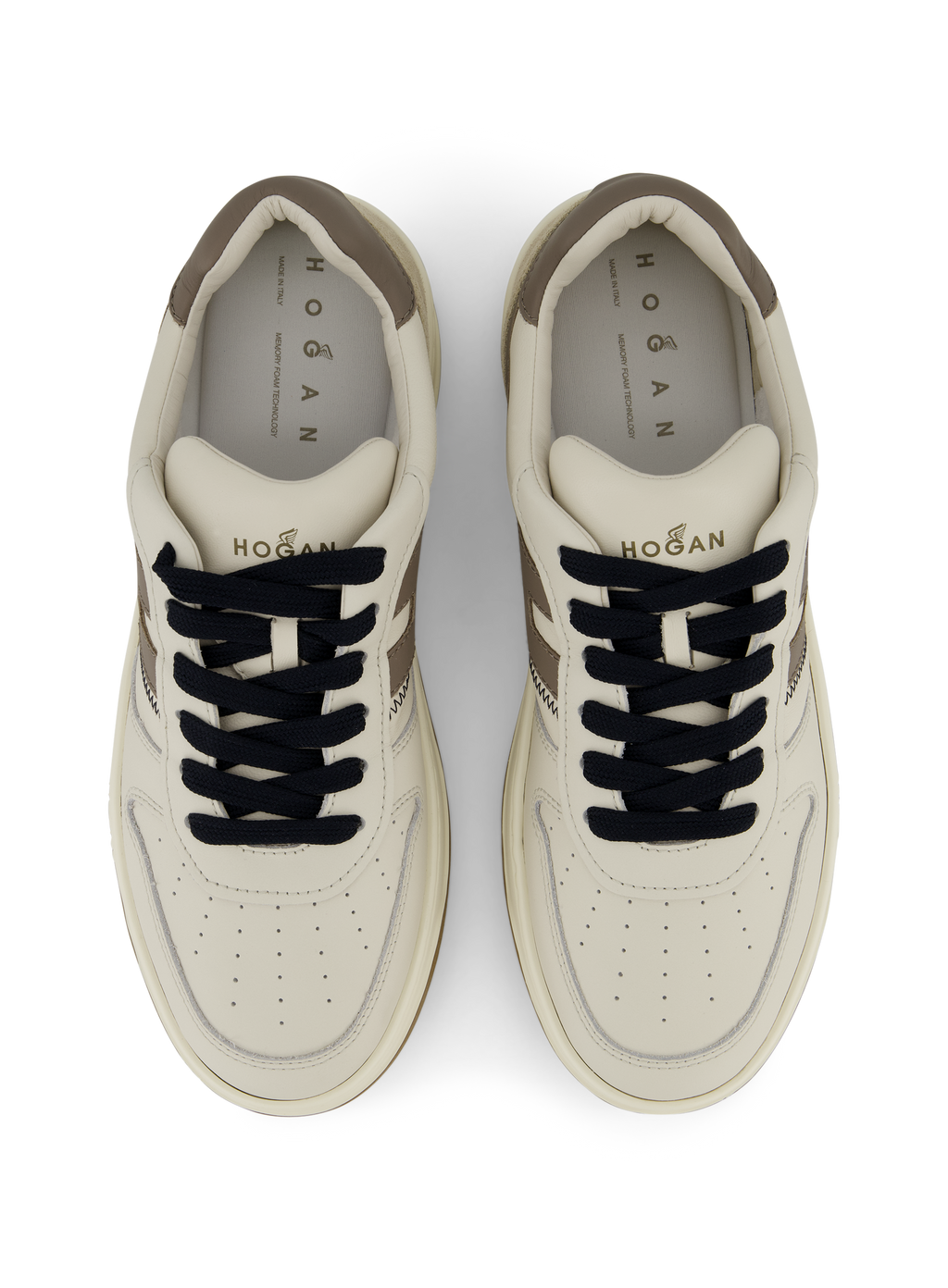 H630 sneakers van leer | Beige