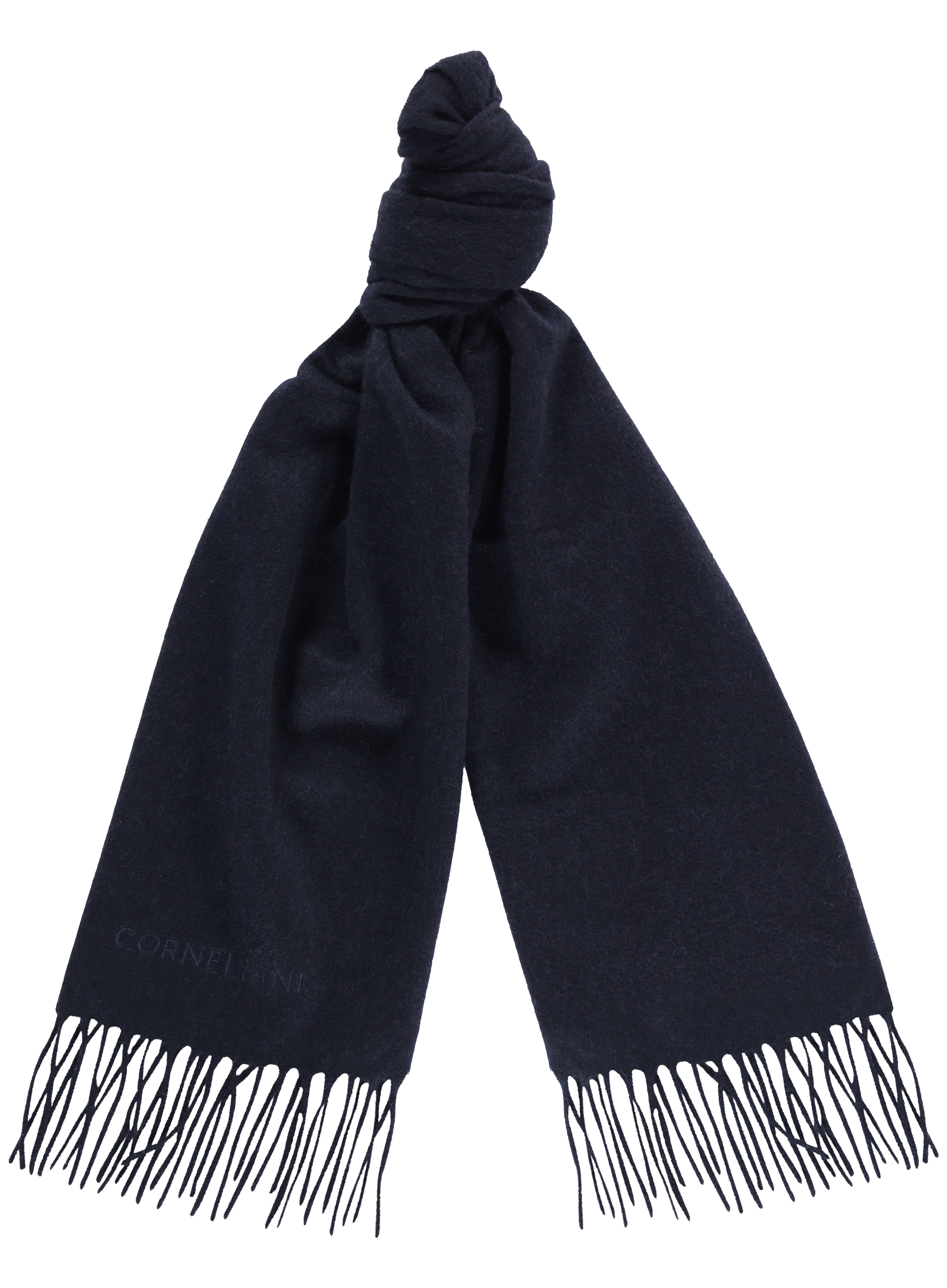 Shawl van cashmere | BLUE NAVY