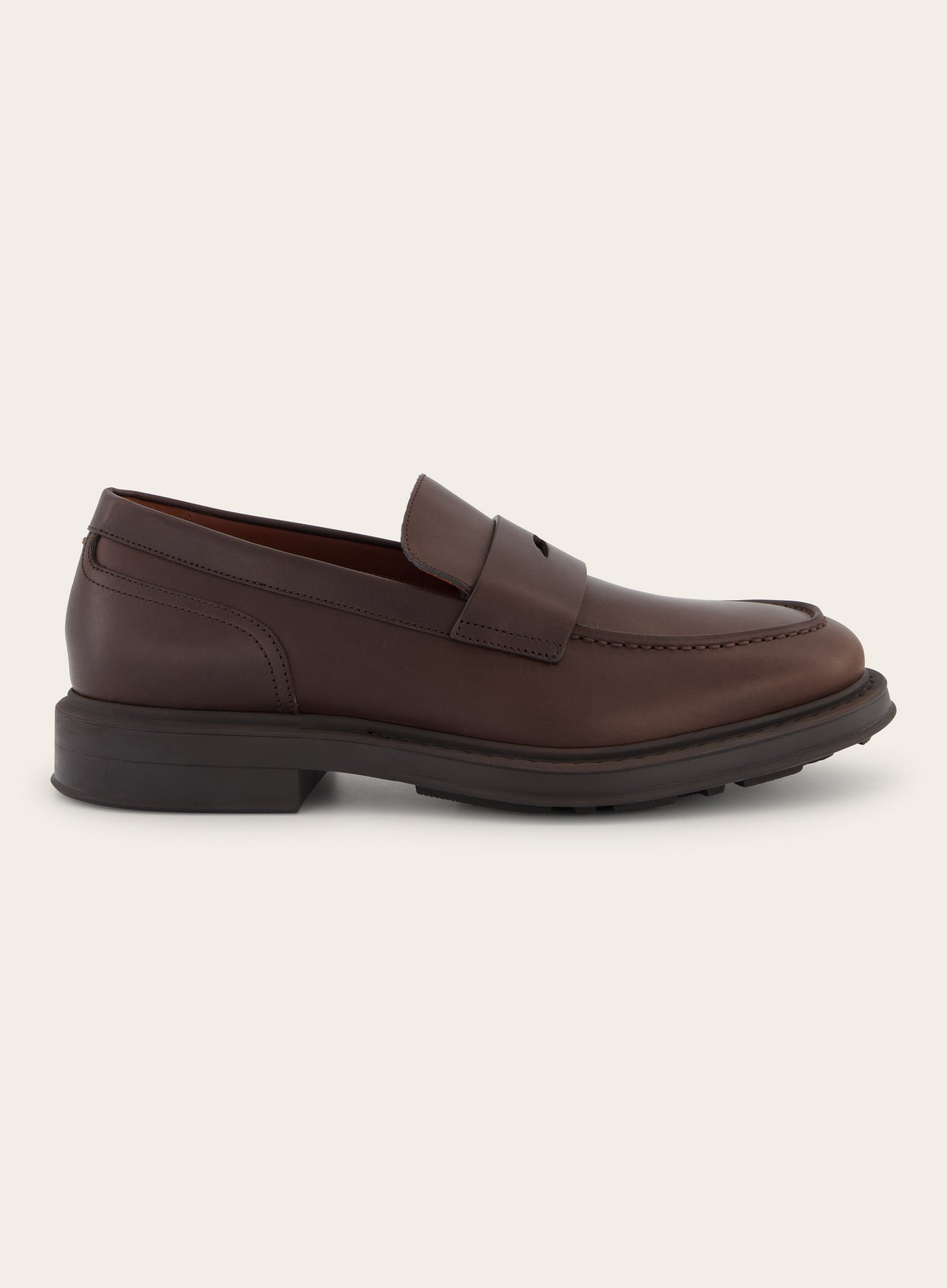 Travis penny loafers van leer | D.Bruin