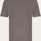 Terry badstof t-shirt van katoen | TAUPE