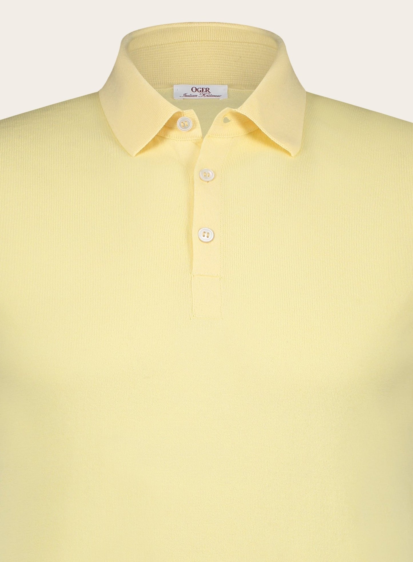 Slim-fit polo | Geel