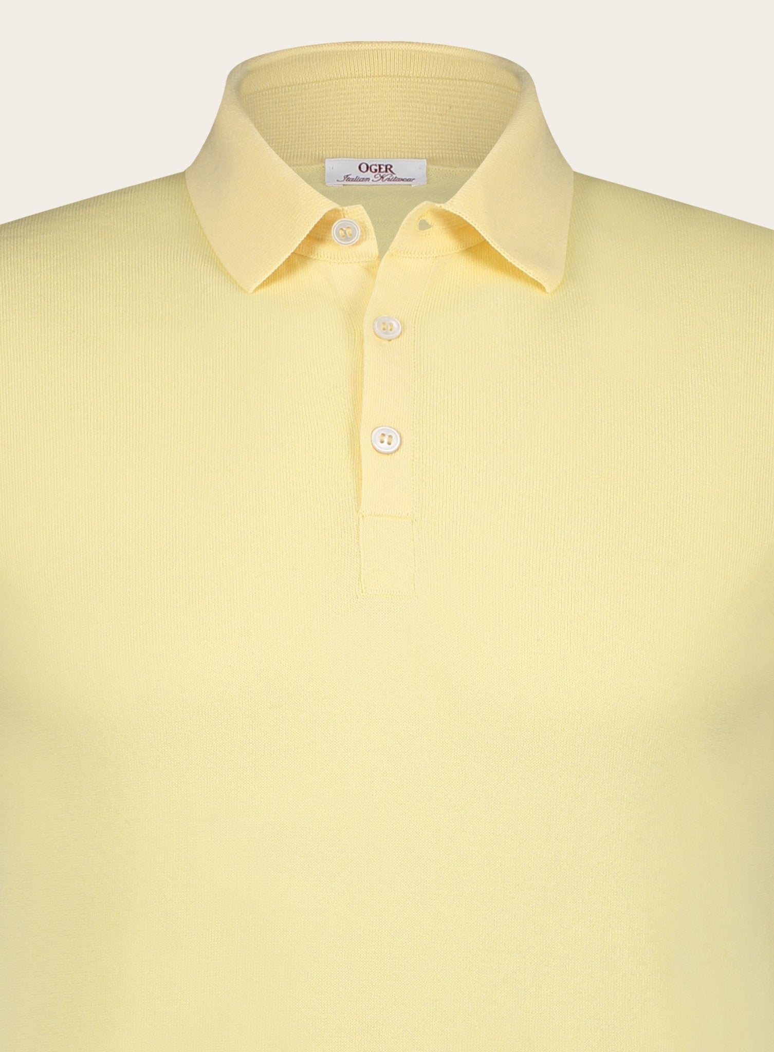 Slim-fit polo | Geel