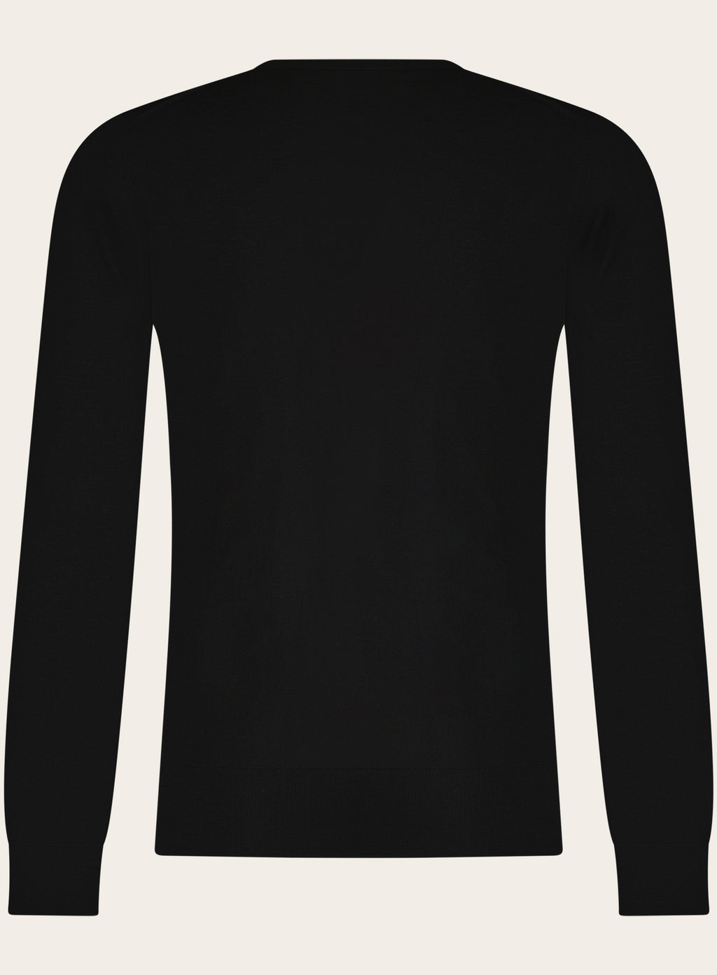 Crewneck van virgin wol | Zwart
