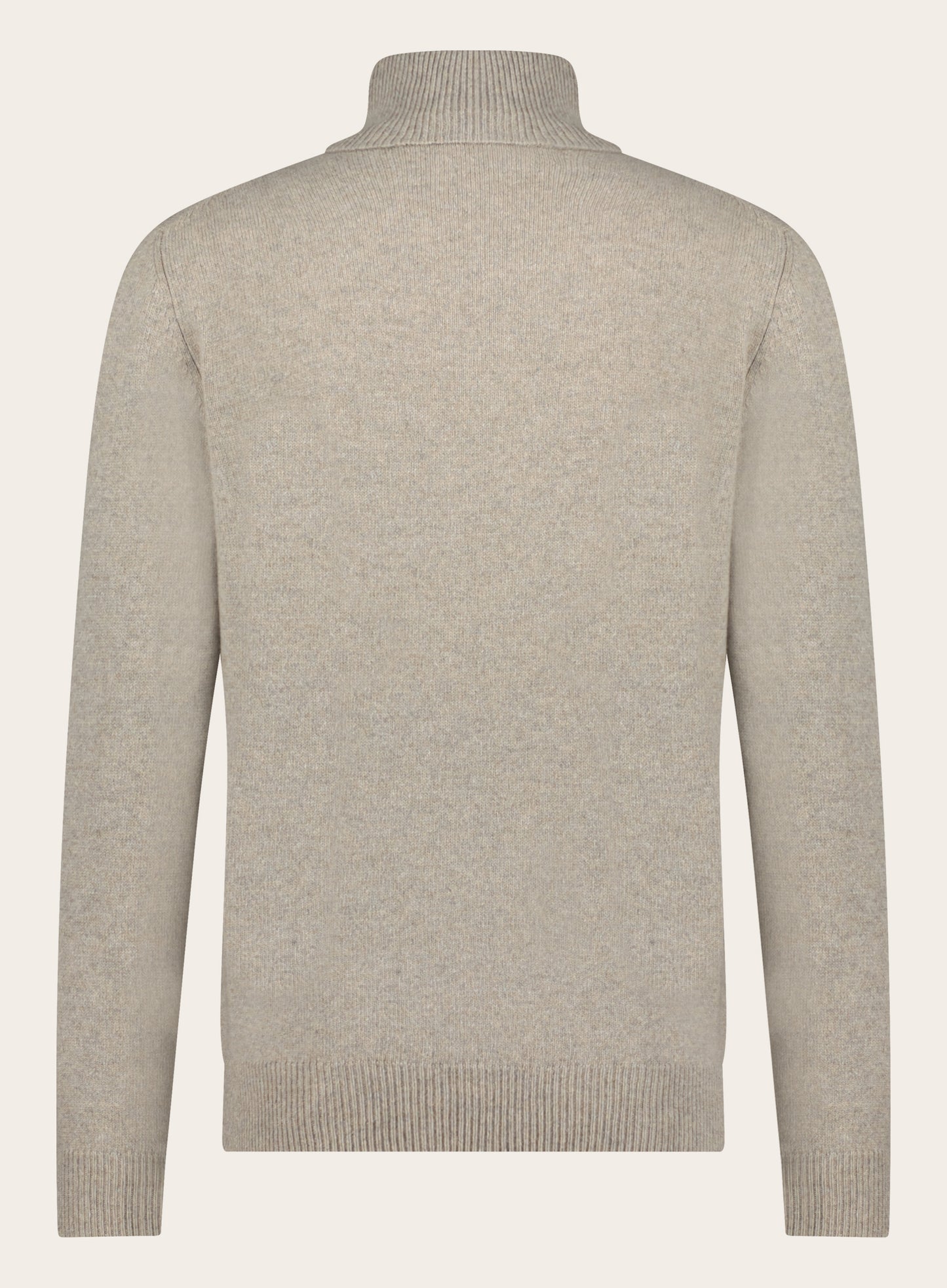 Slim-fit coltrui van cashmere | Grijs