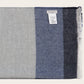 Shawl van wol en cashmere | Blauw
