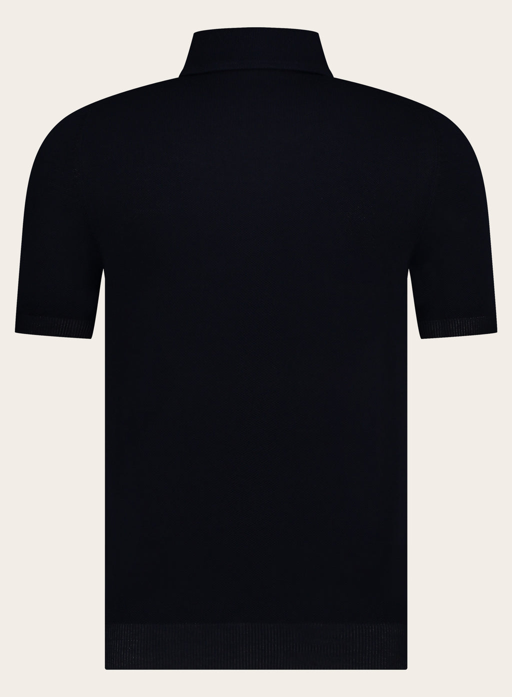 Pique polo van katoen | BLUE NAVY