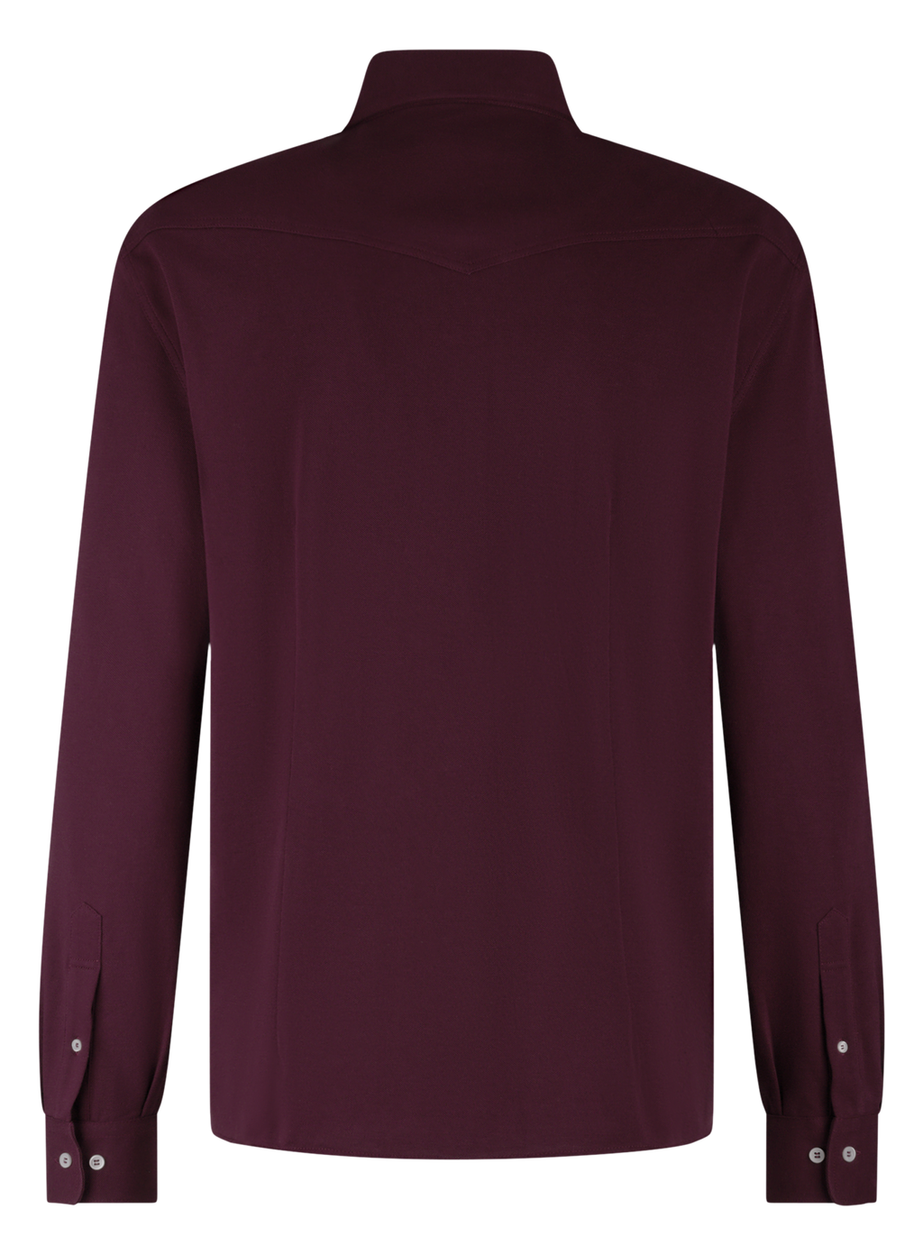 Overshirt van katoen | DARK BORDEAUX
