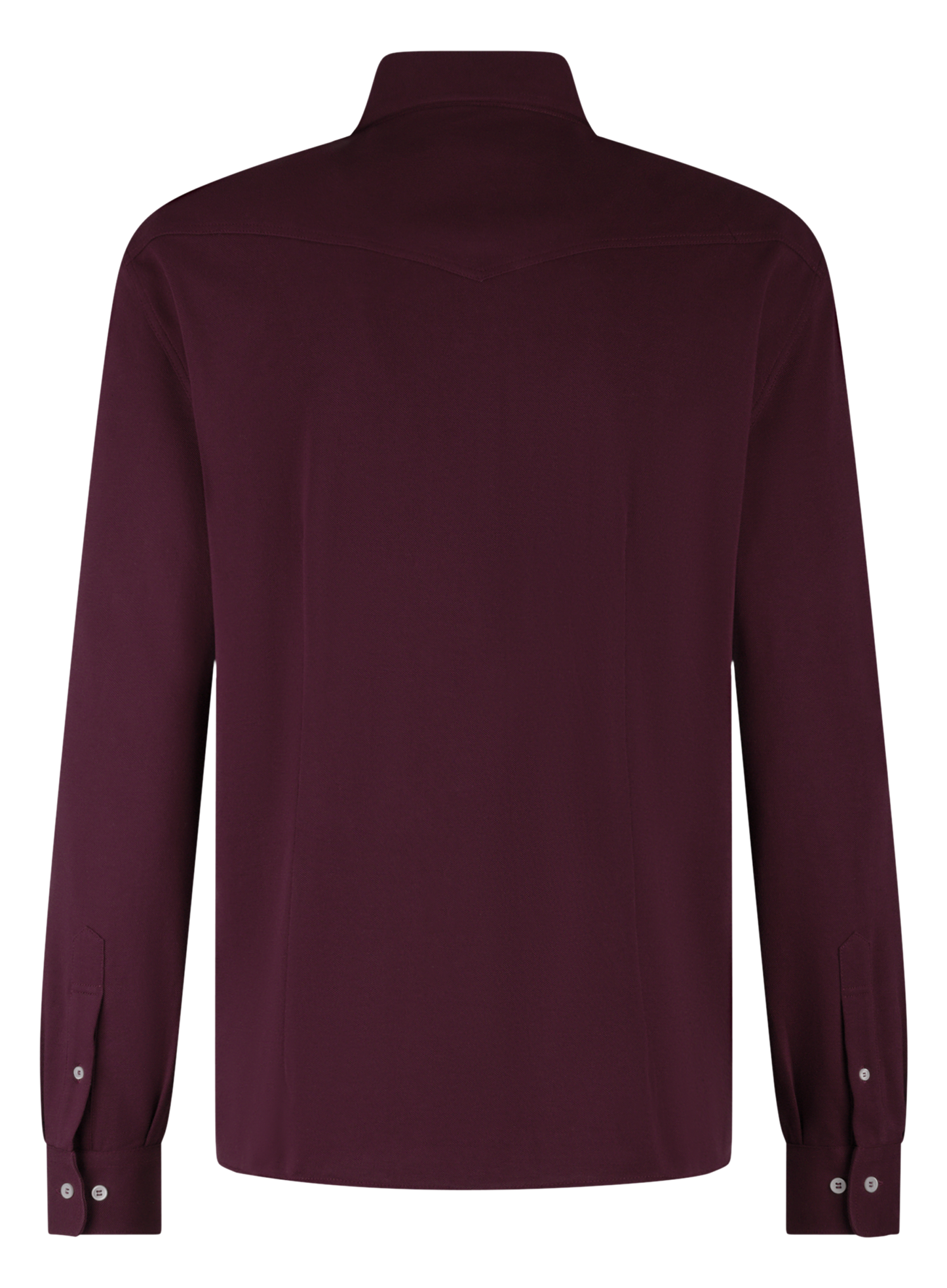 Overshirt van katoen | DARK BORDEAUX