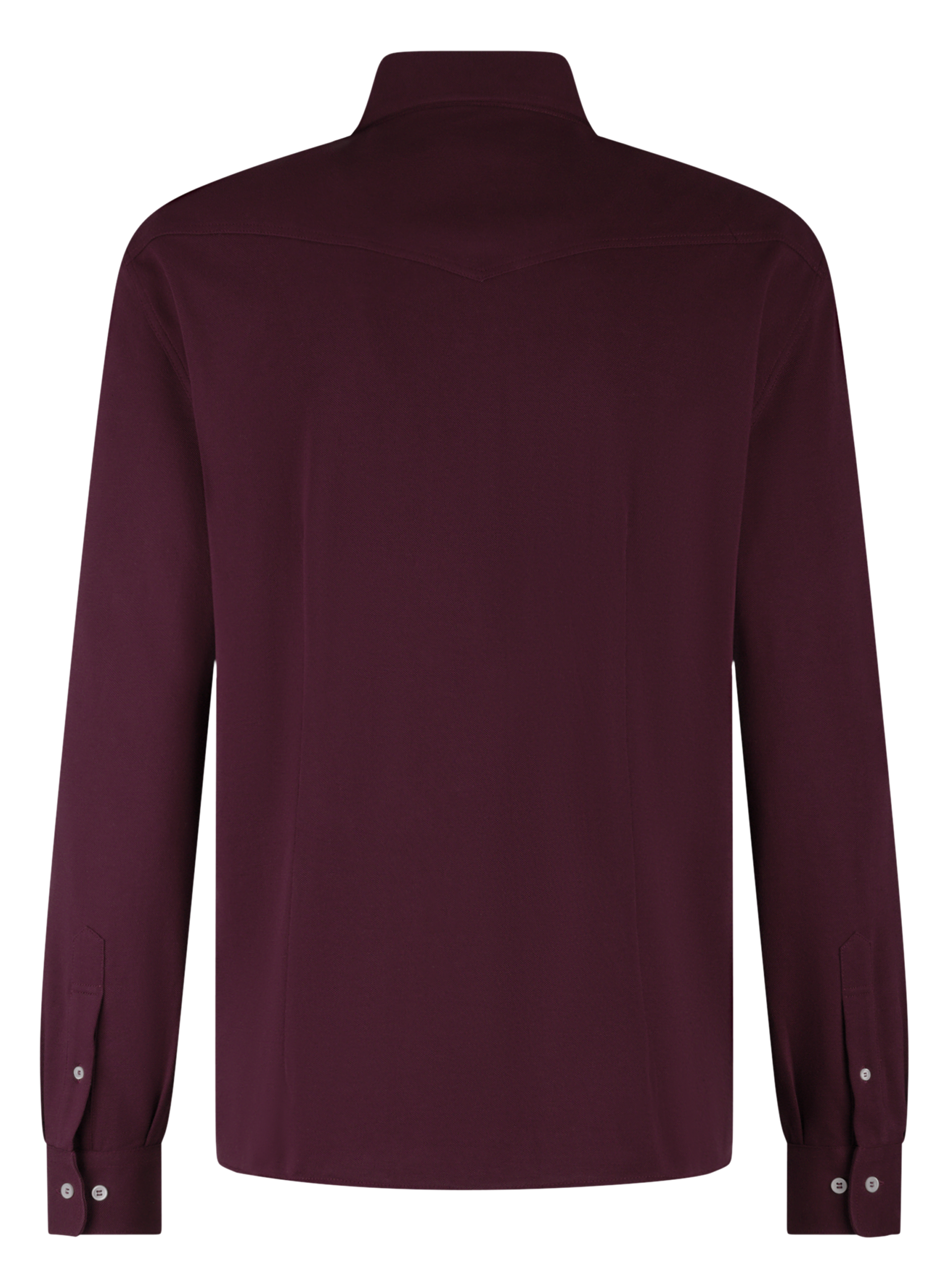 Overshirt van katoen | DARK BORDEAUX