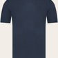 Slim-fit linnen T-shirt | BLUE NAVY