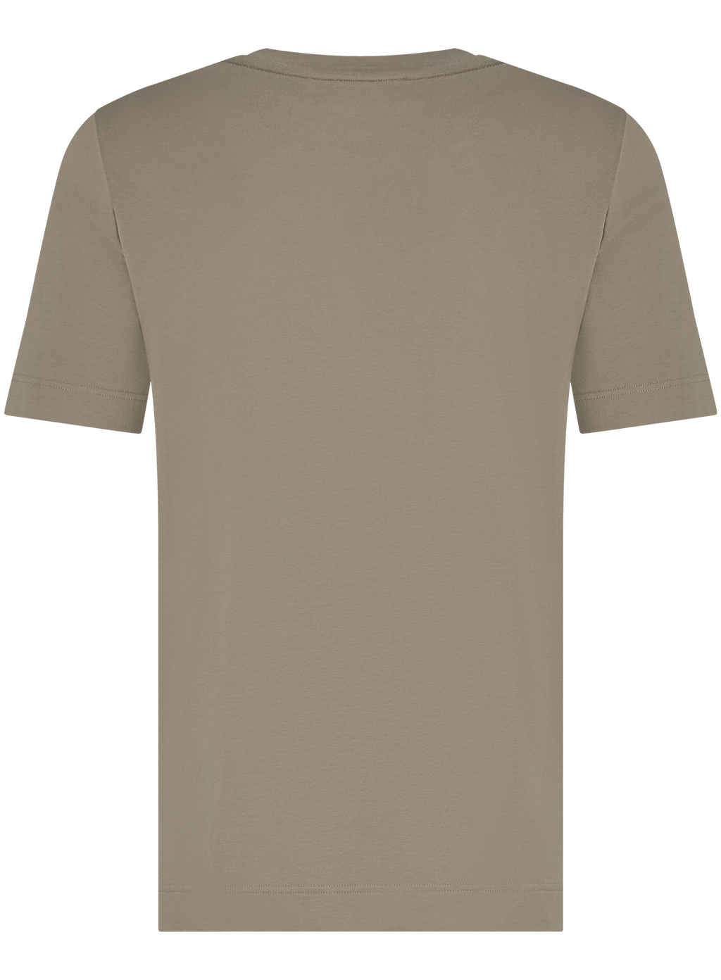 T-shirt van katoen | TAUPE