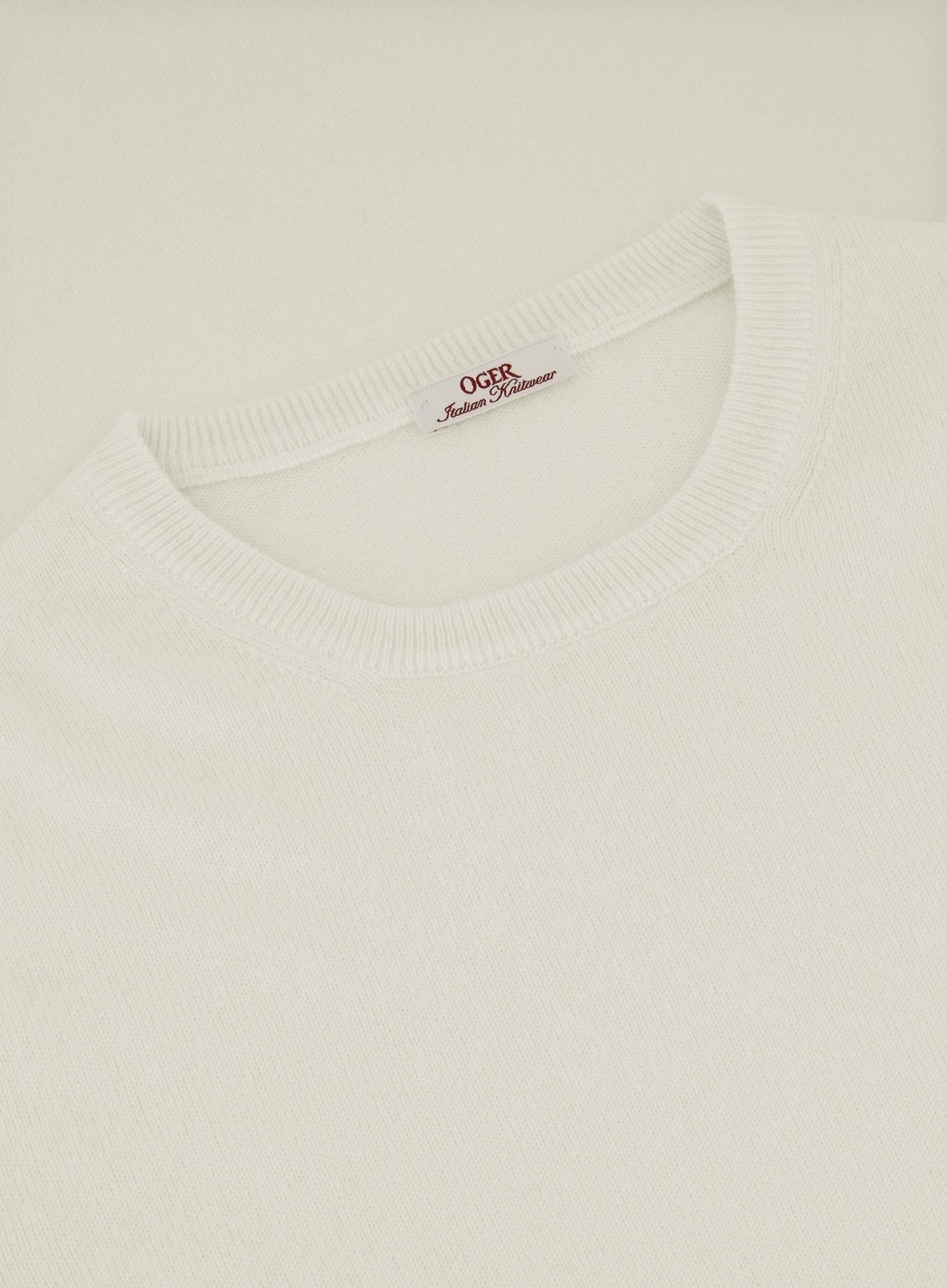 Crewneck van wol en cashmere | Wit 