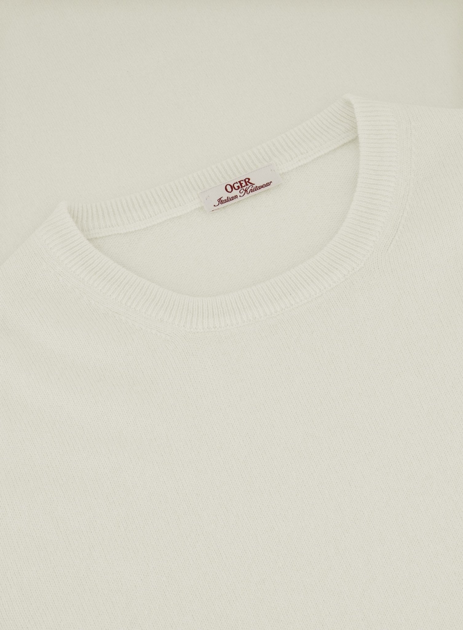 Crewneck van wol en cashmere | Wit 