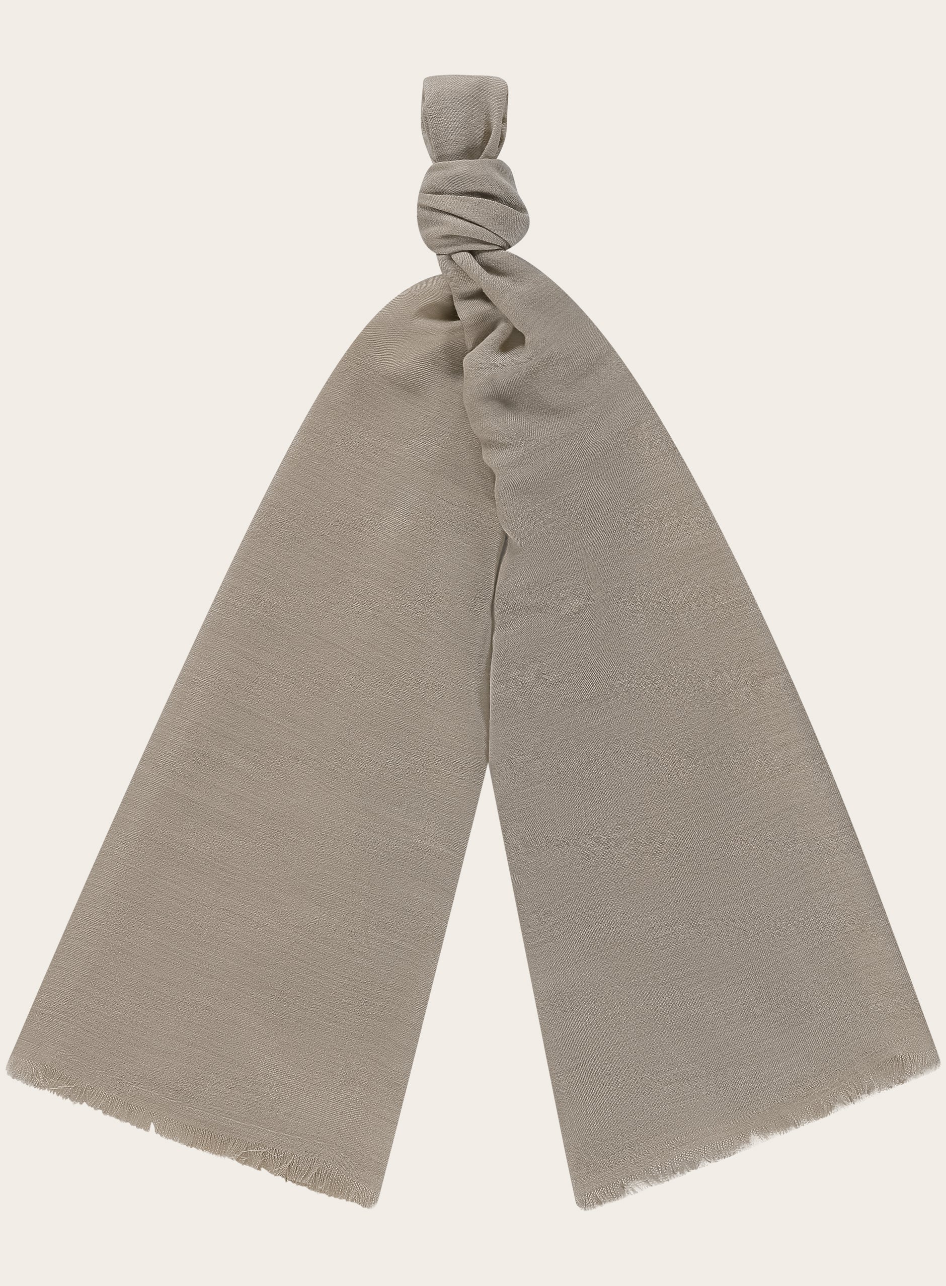 Sjaal van cashmere en zijde | Beige