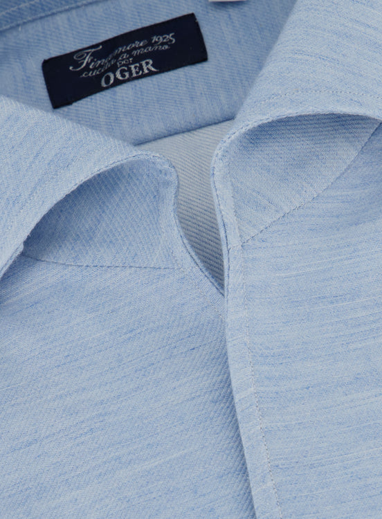 Shirt van Egyptisch katoen | L.Blauw