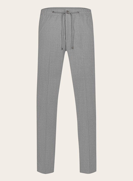 Jog pantalon van wol en cashmere | Grijs