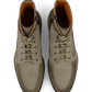 Veterboots van suède | TAUPE