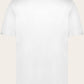 T-shirt van katoen en elastaan | Wit