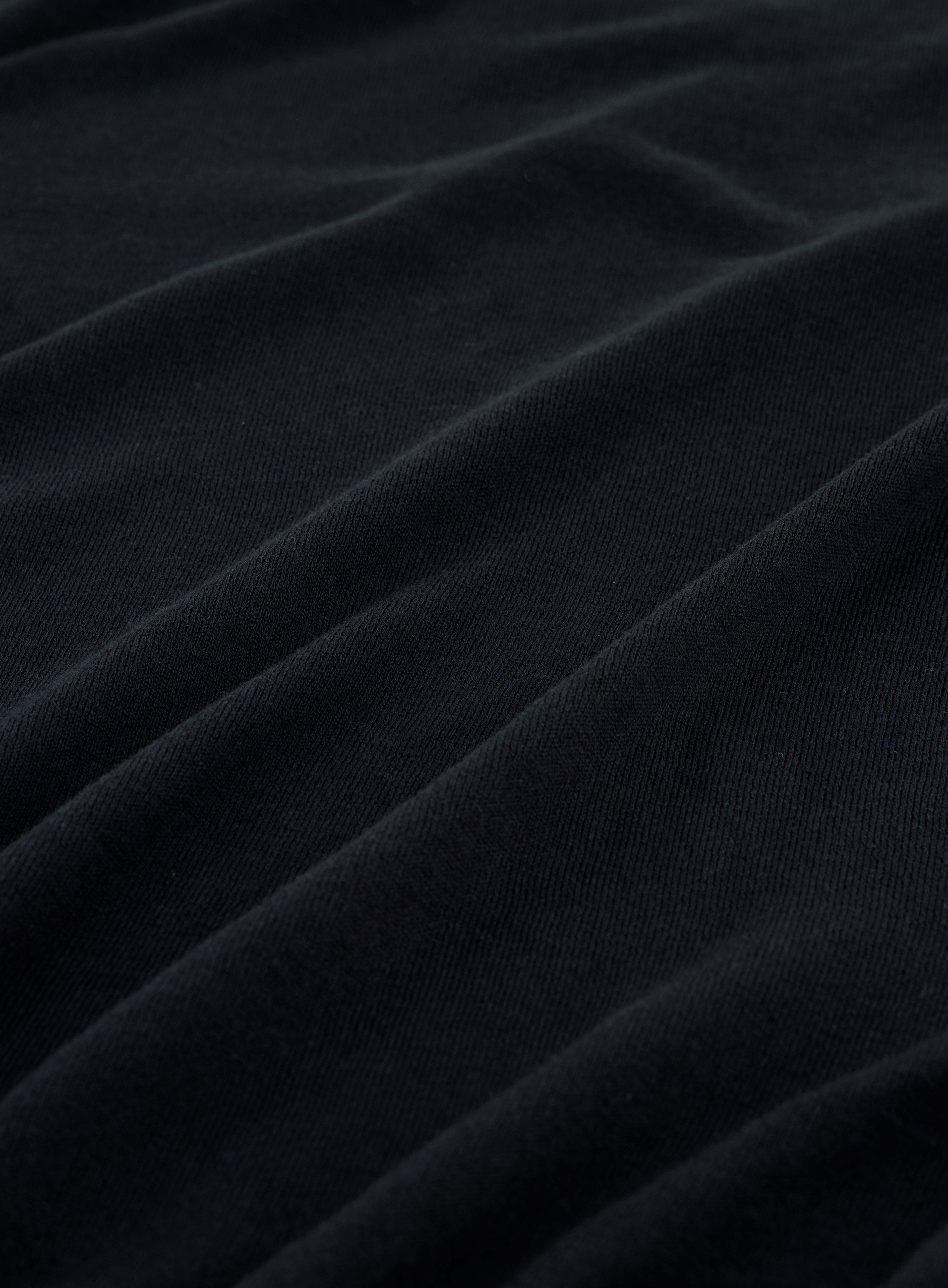V-neck sweater van zijde en katoen | FULL_WIDTH | BLUE NAVY