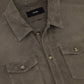 Dex overshirt van suėde | WARM GREY