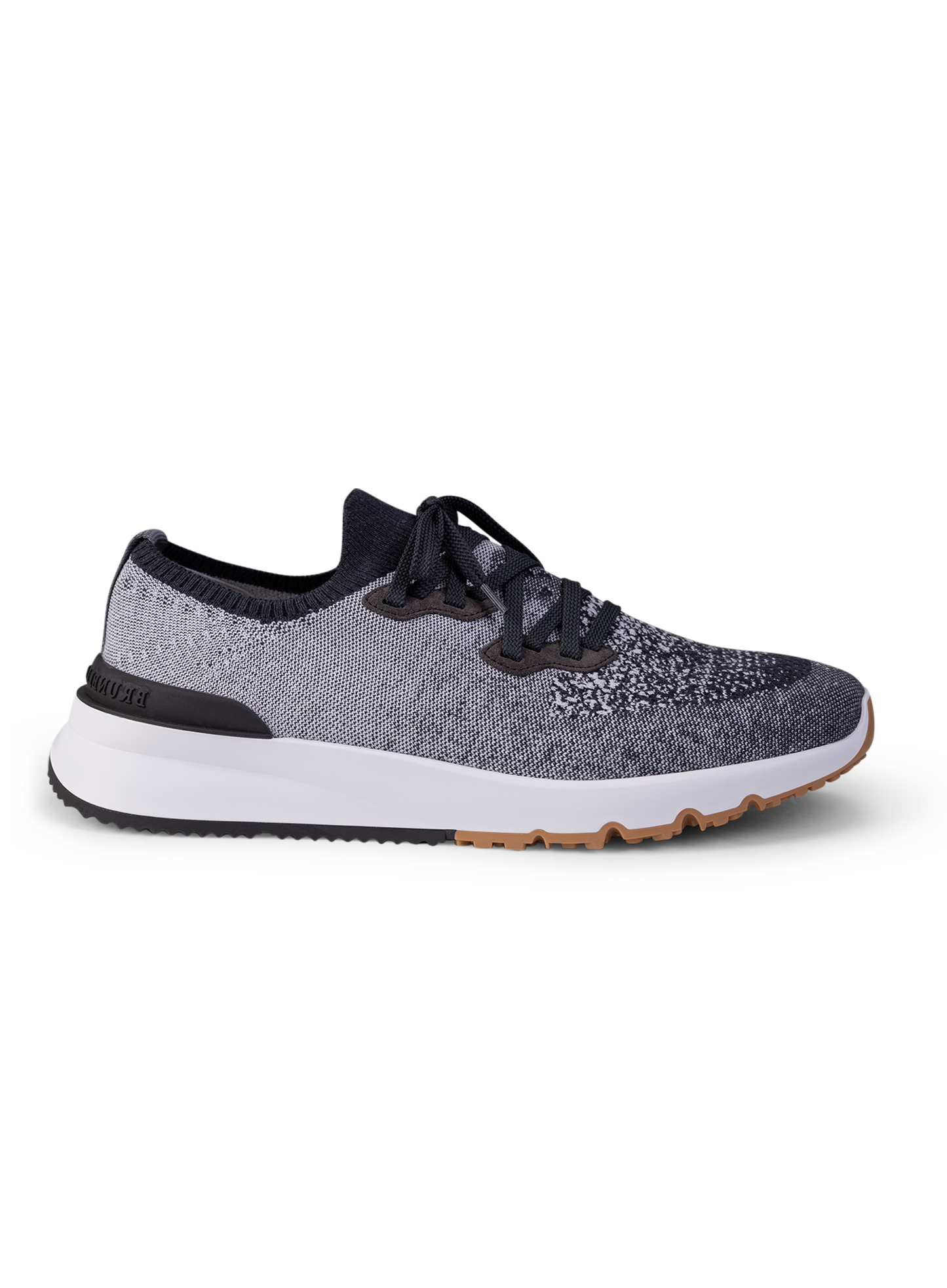 Knitted low-top sneakers | Zwart Melee