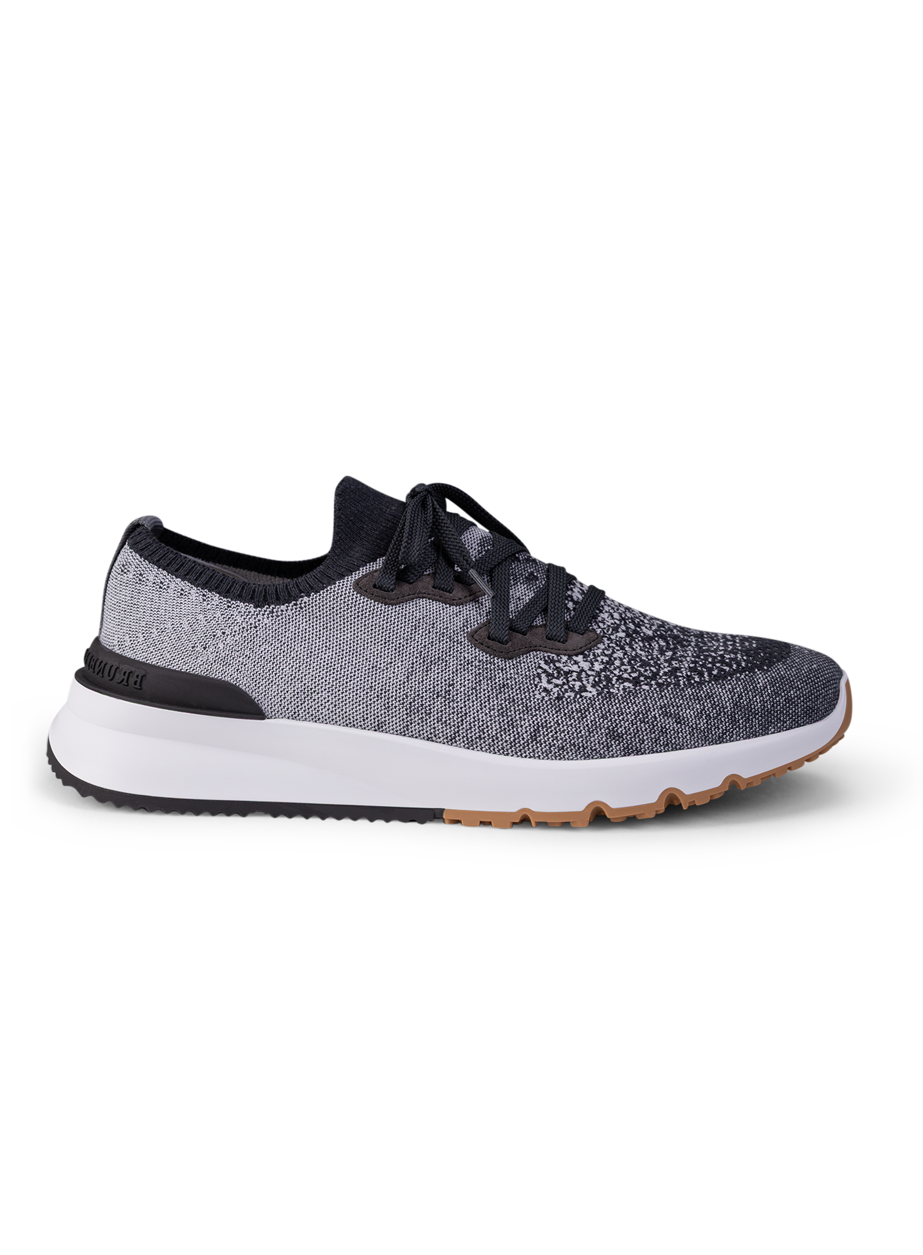 Knitted low-top sneakers | Zwart Melee