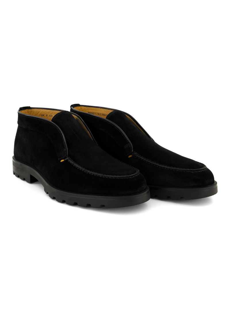 Detroit slip-on van suède | Zwart