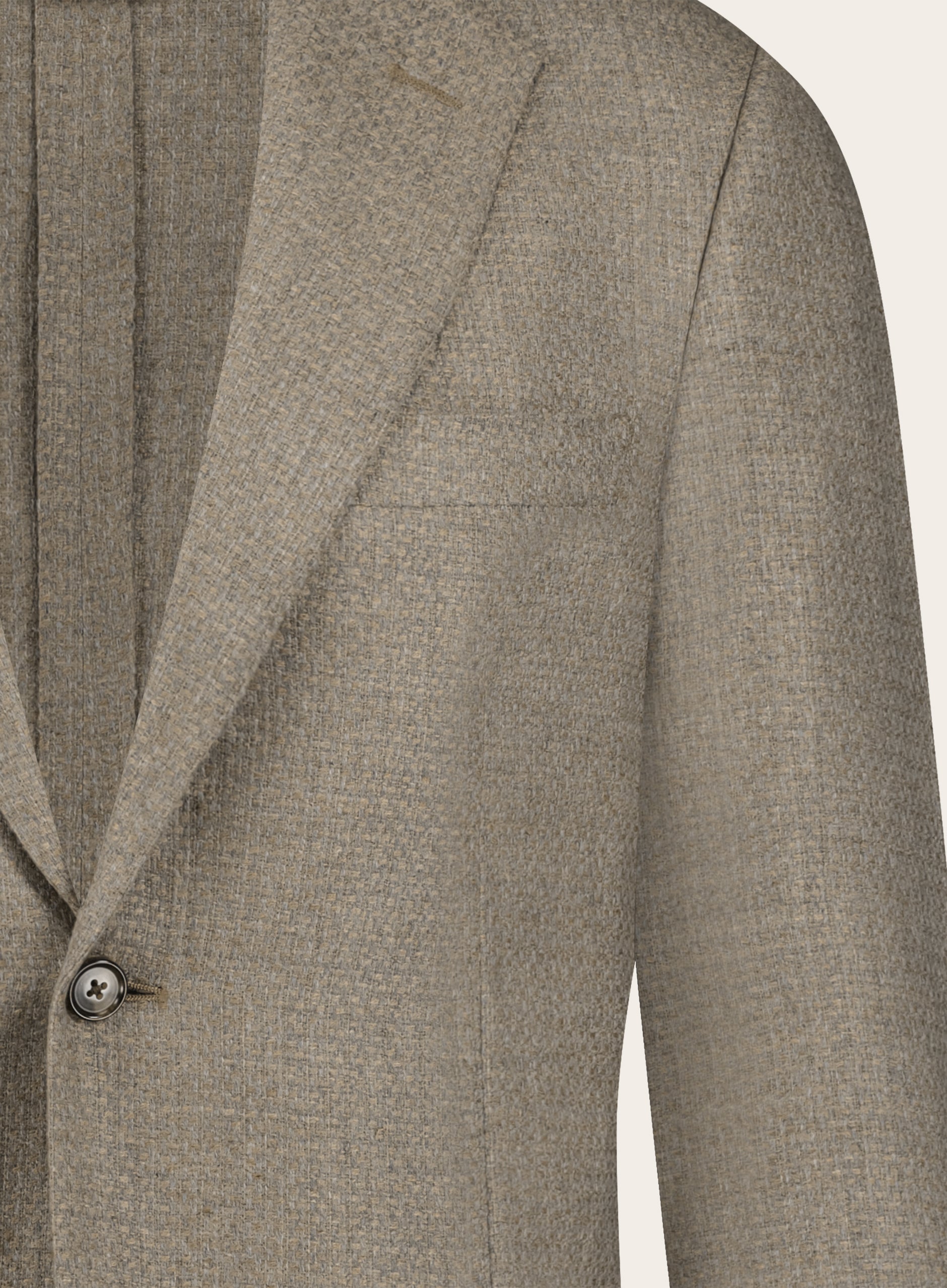 Regular-fit cashmere jasje | FULL_WIDTH | Beige