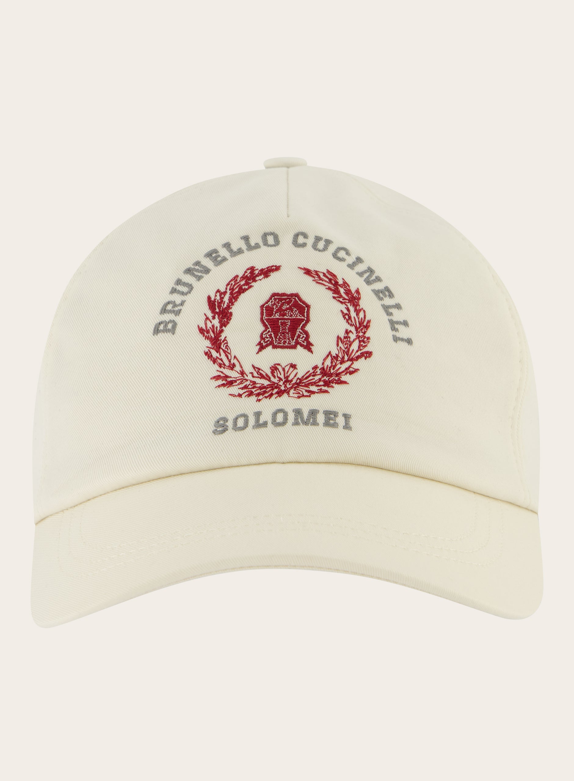 Baseball cap met geborduurd logo | Beige