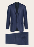 Hopsack pak in wol-zijde | BLUE NAVY