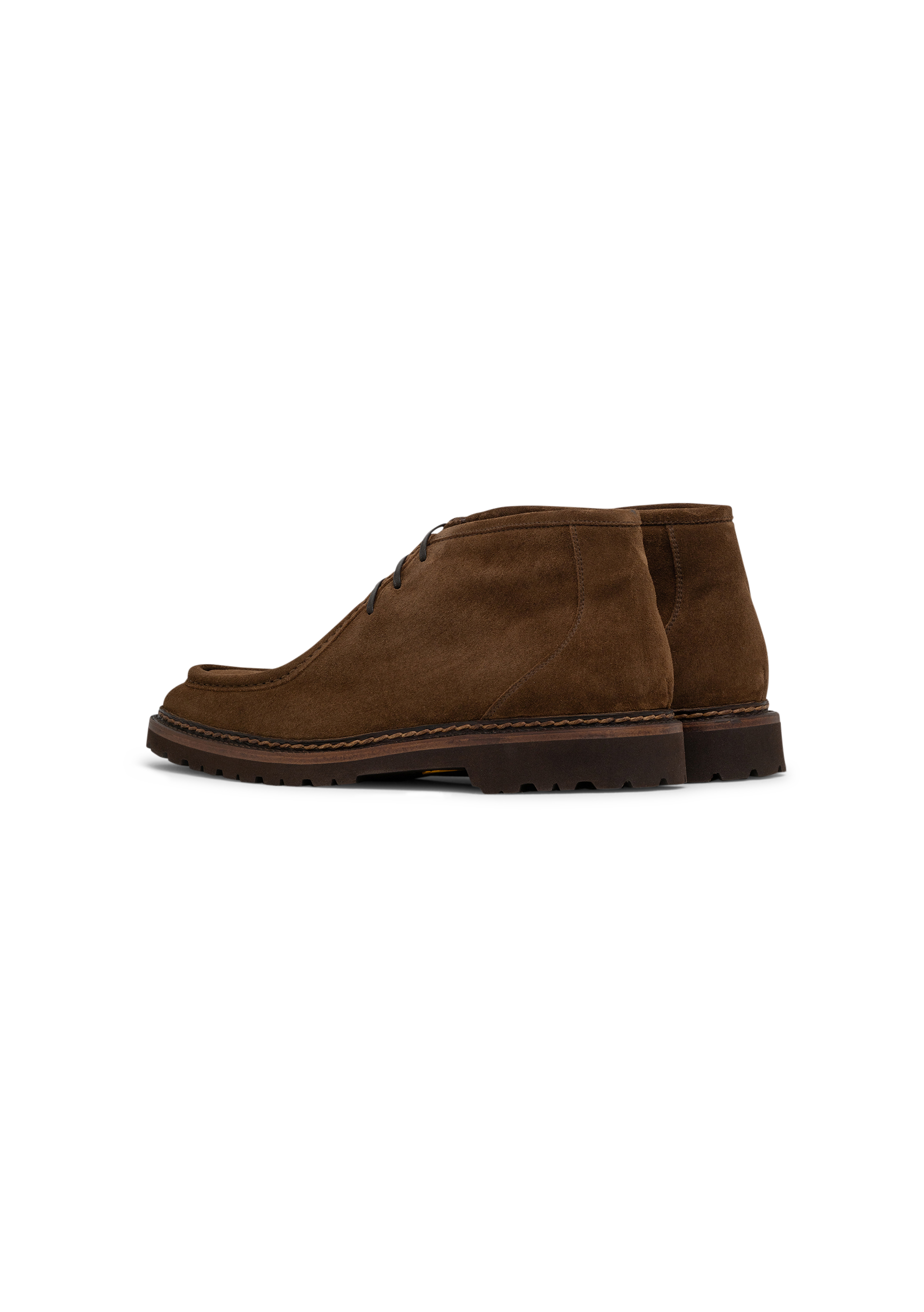 Parabontoni veterschoenen van suède | Bruin