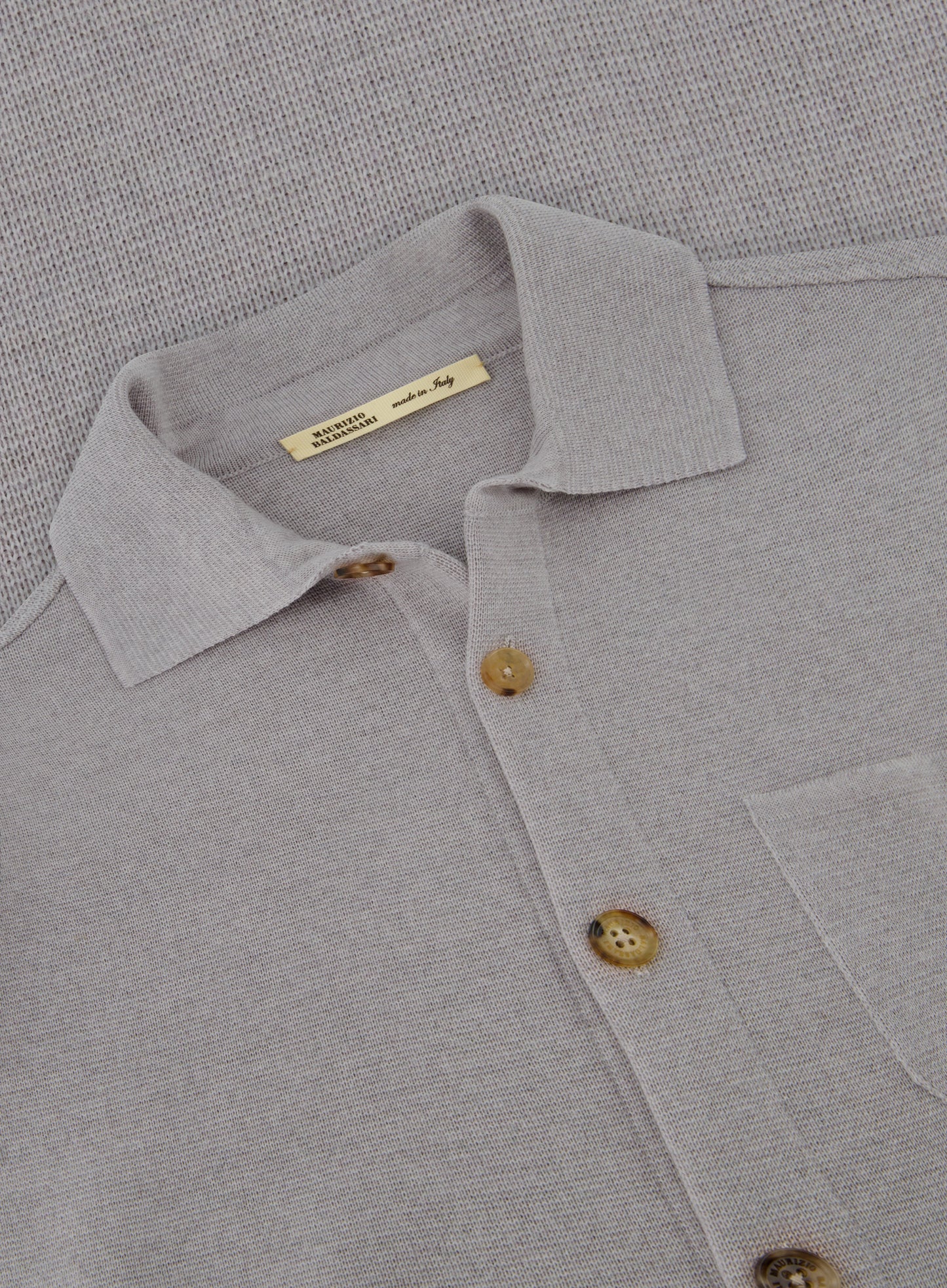 Overshirt van virgin wol | TAUPE