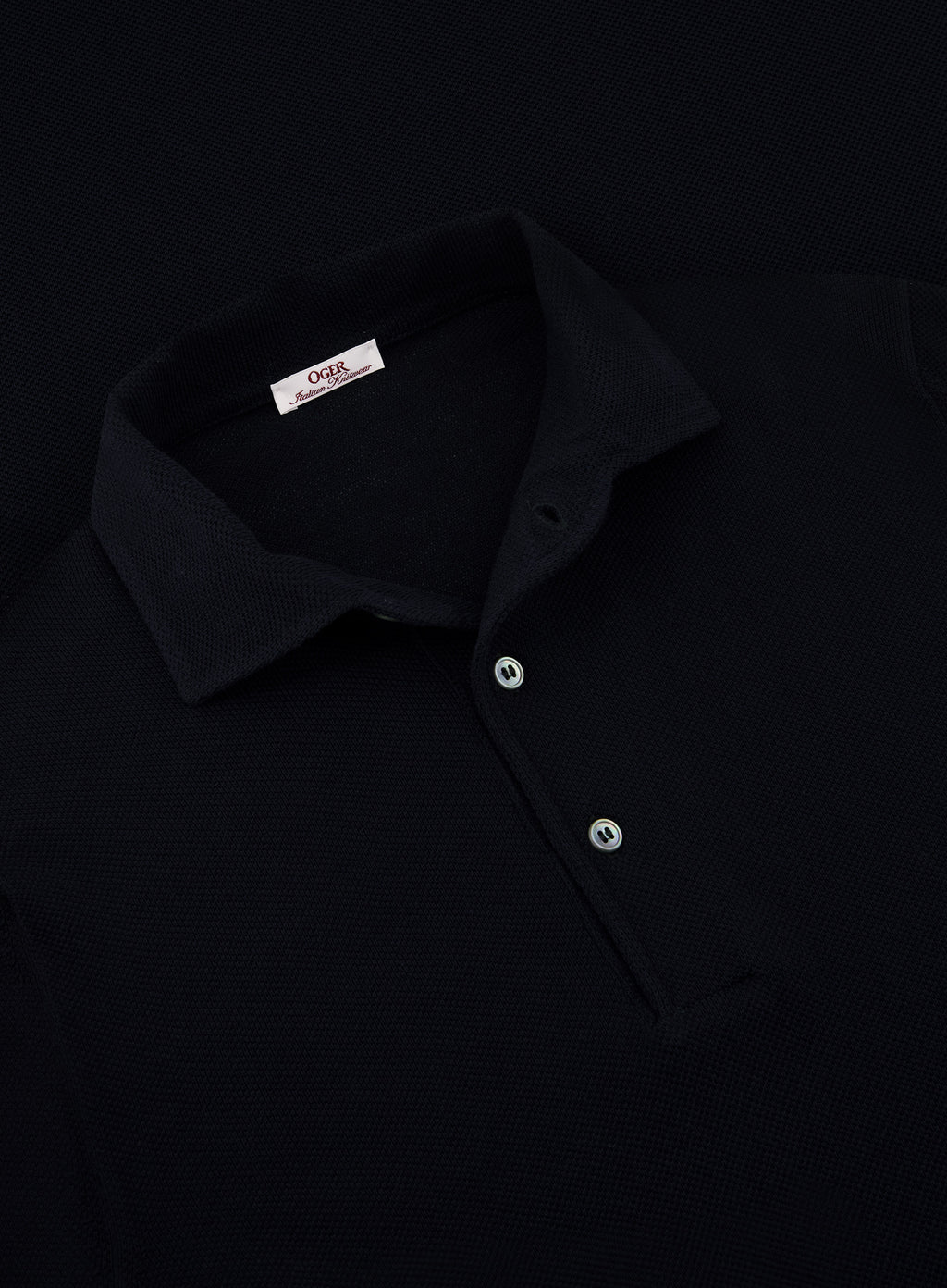 Pique polo van katoen | FULL_WIDTH | BLUE NAVY