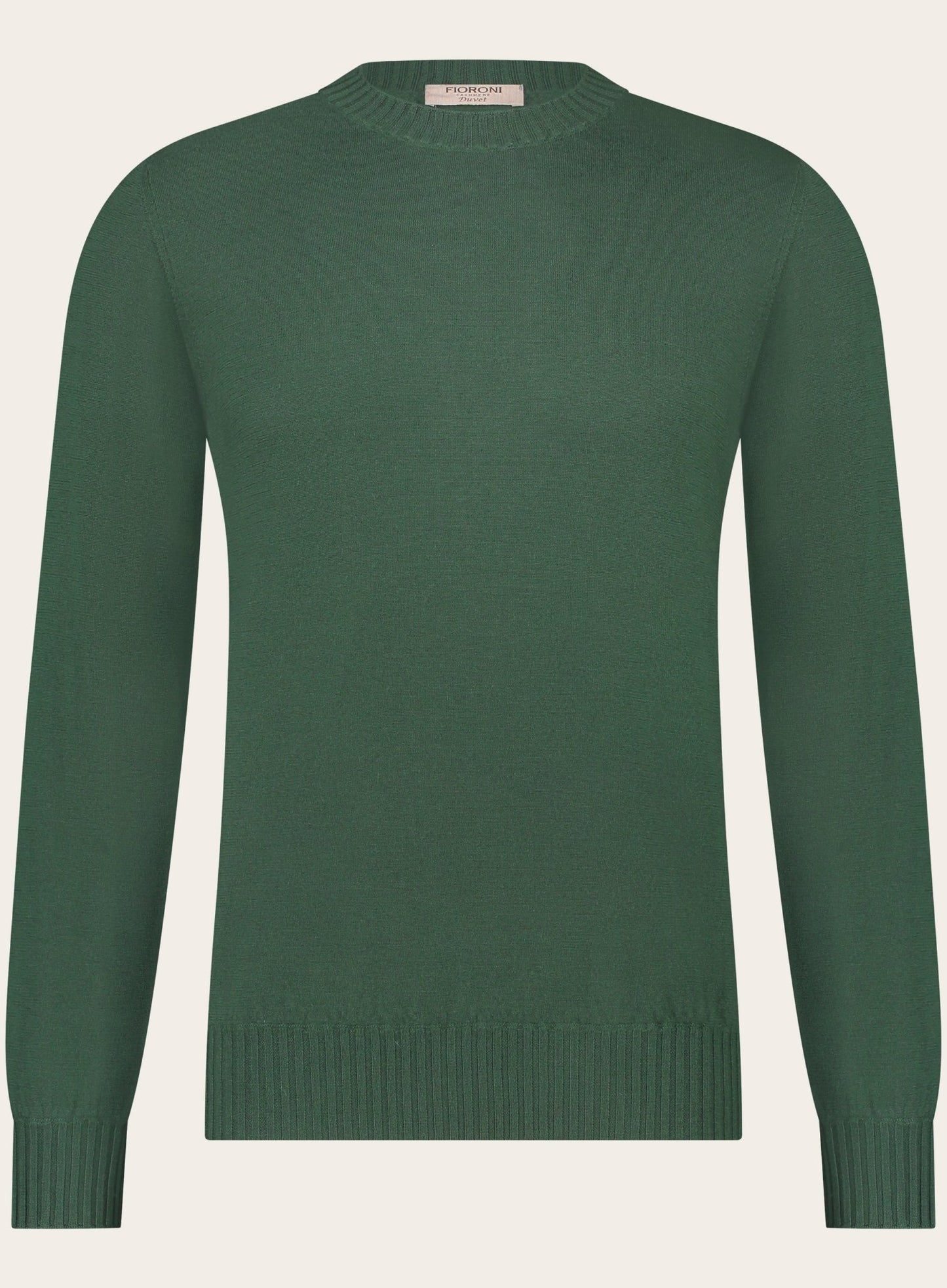 Crewneck van cashmere duvet | Groen