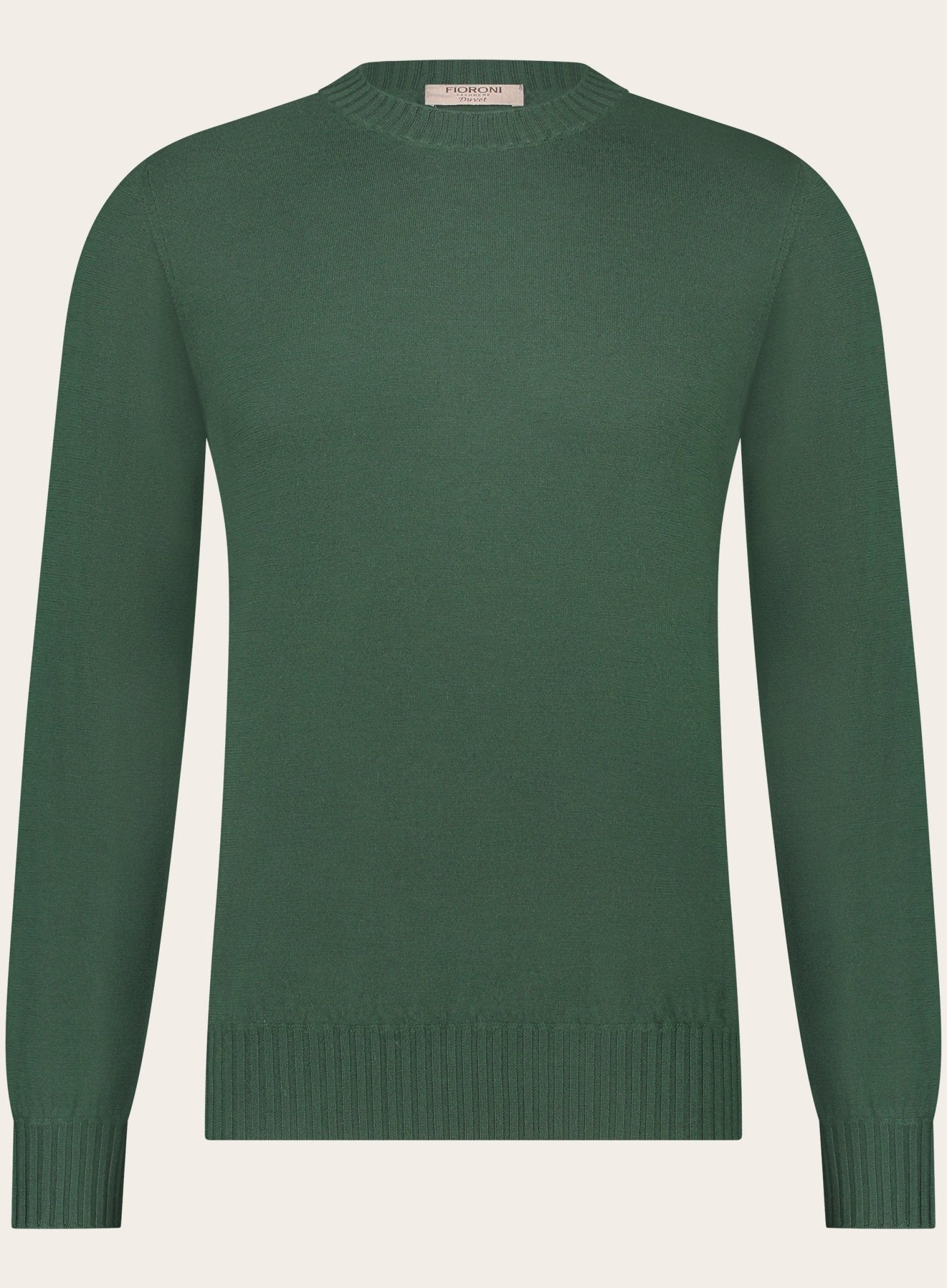 Crewneck van cashmere duvet | Groen