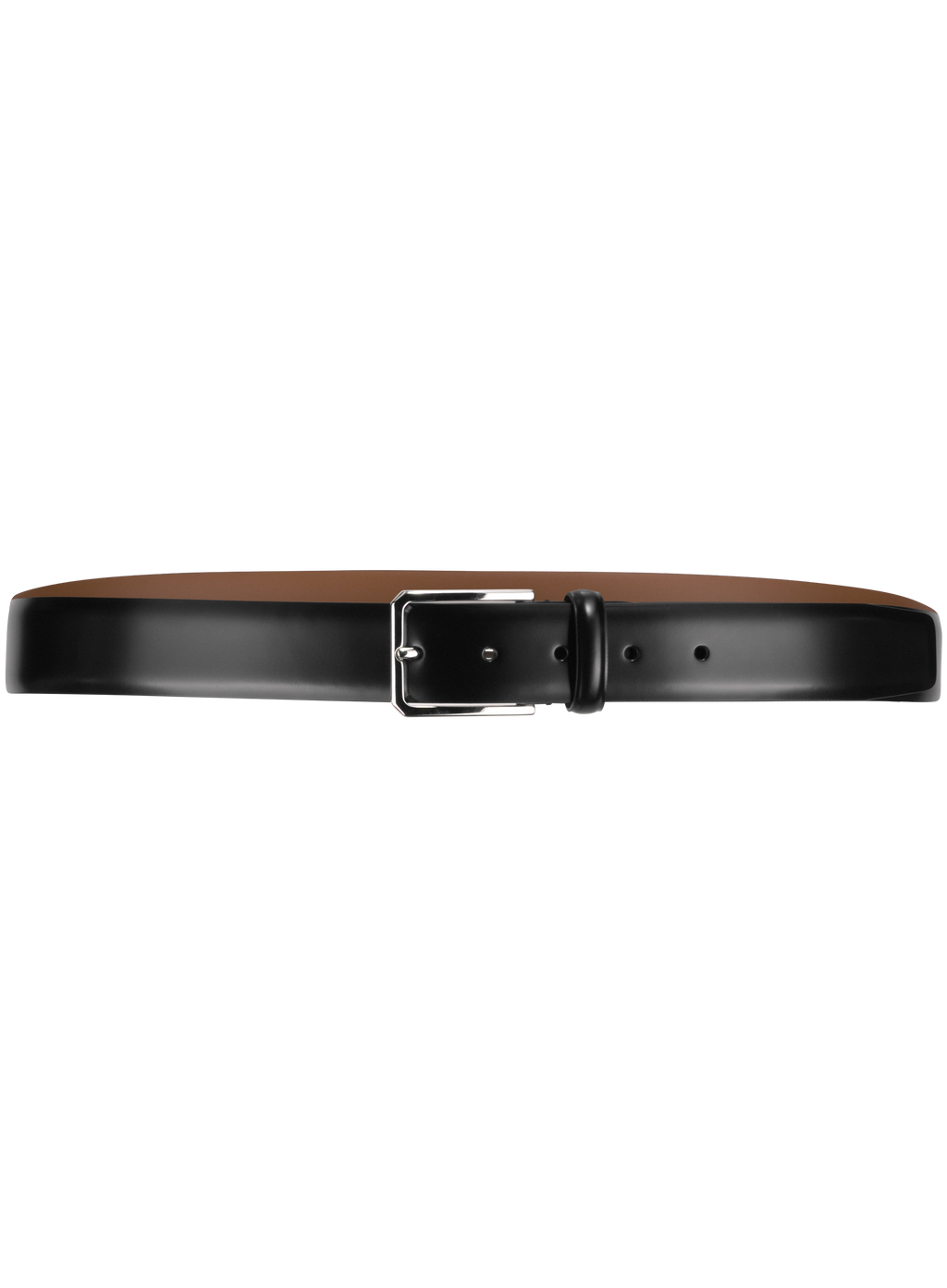 Riem van leer | Zwart