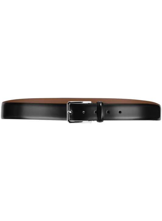 Riem van leer | Zwart
