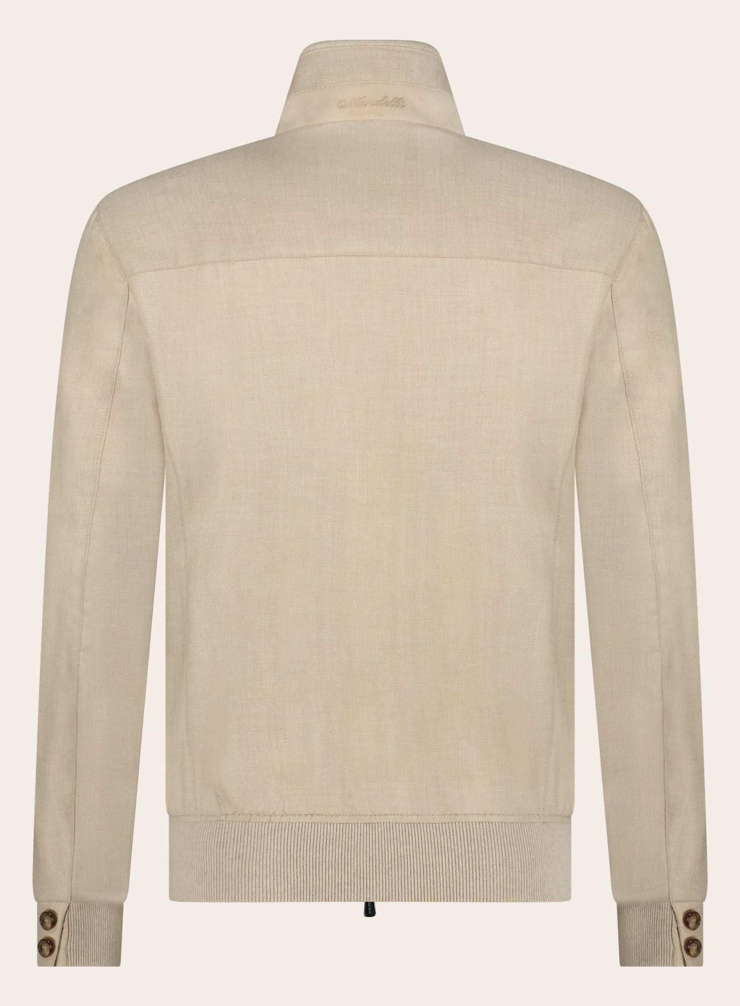 Regular-fit cashmere bomberjack | Beige