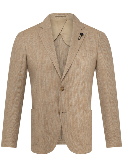 Jasje van wol en cashmere | Beige