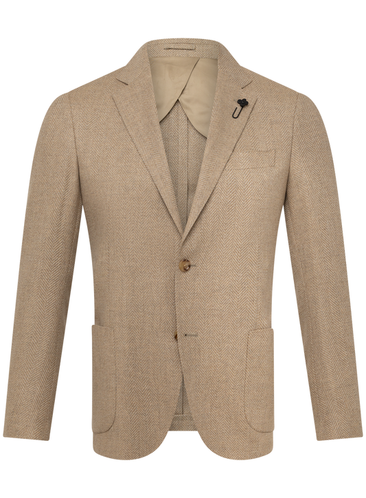 Jasje van wol en cashmere | Beige