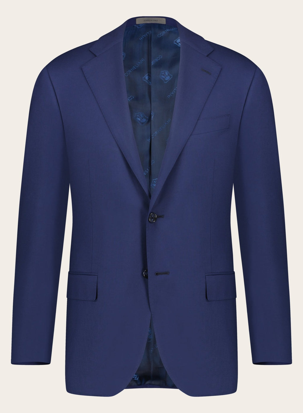 Regular-fit virgin-wollen pak | COBALT INK