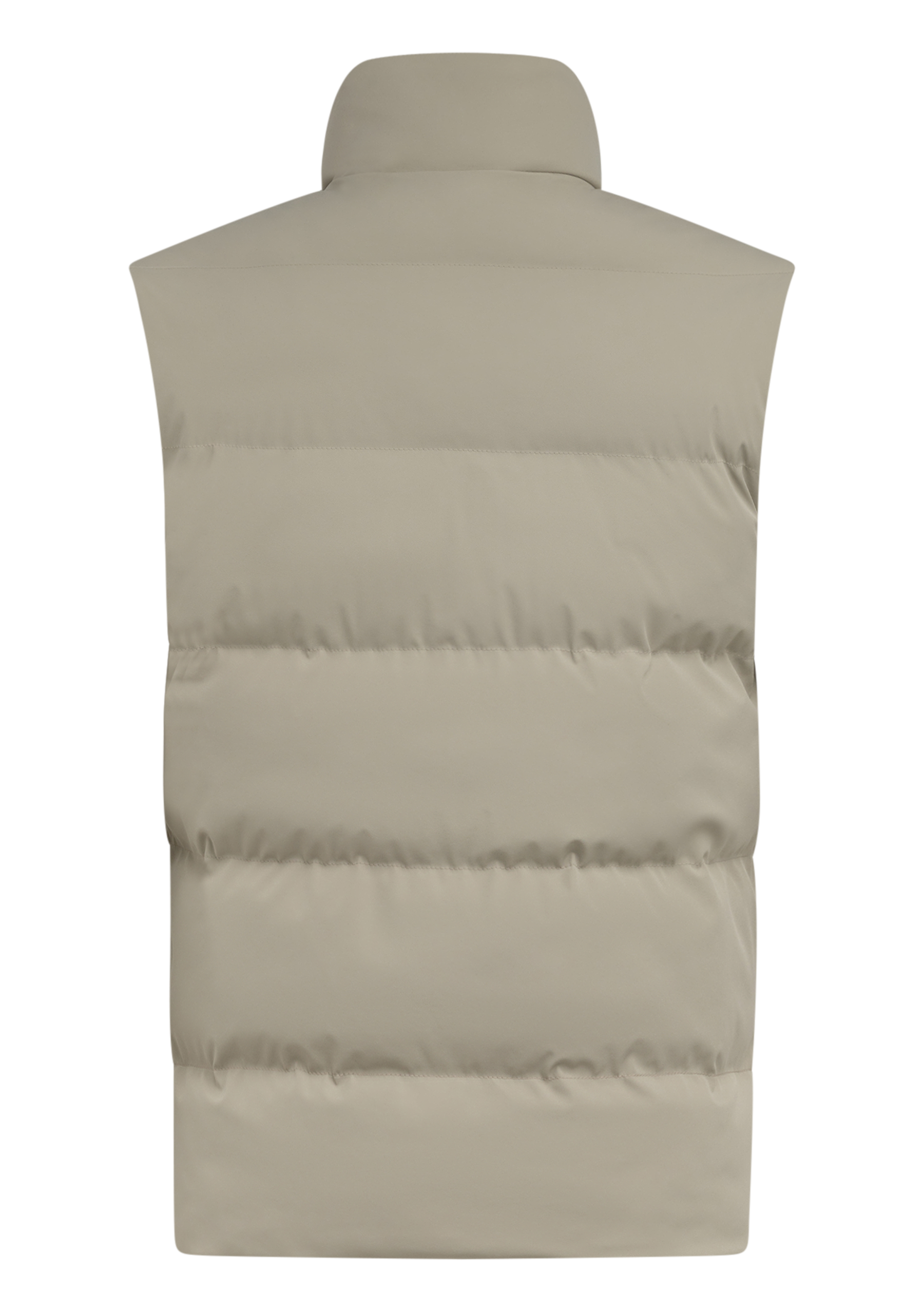 Gewatteerde bodywarmer | L.BEIGE