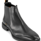 Chelsea boots van leer | Zwart