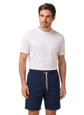 T-shirt van katoen met korte mouwen | MODEL | FULL_WIDTH | Wit