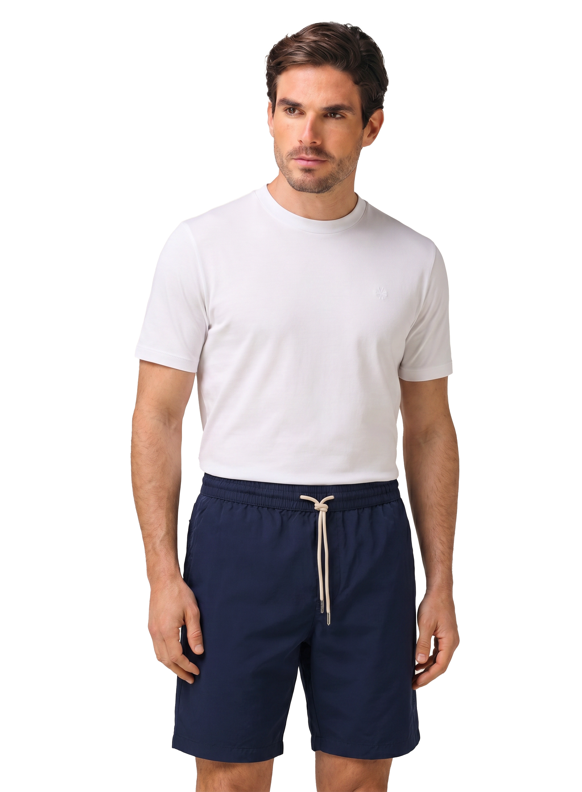 T-shirt van katoen | MODEL | FULL_WIDTH | Wit