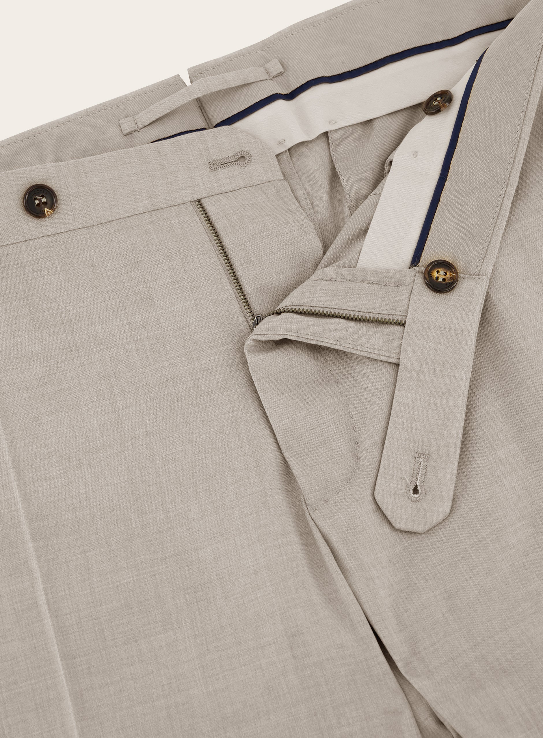 Pantalon van wol | FULL_WIDTH | Beige