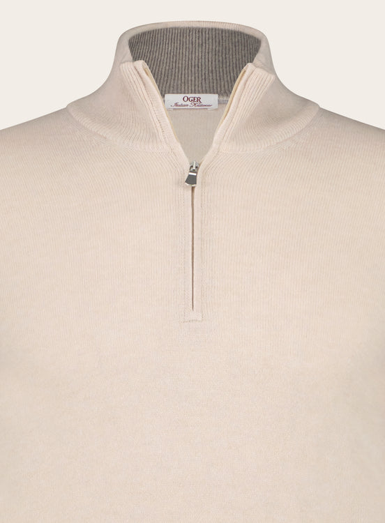 Ritsvest van wol en cashmere | L.BEIGE