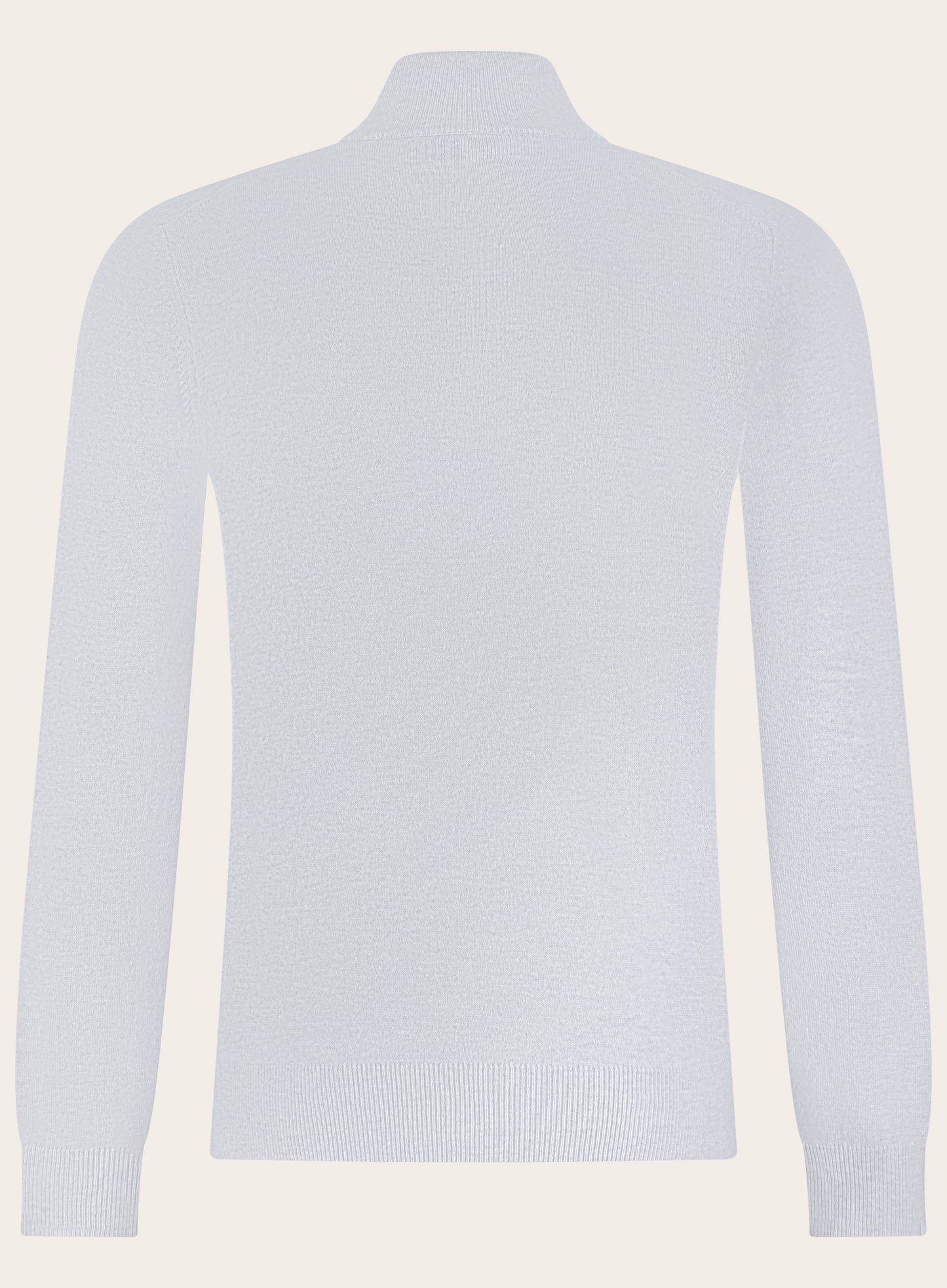 Half-zip ritsvest van cashmere | L.Blauw