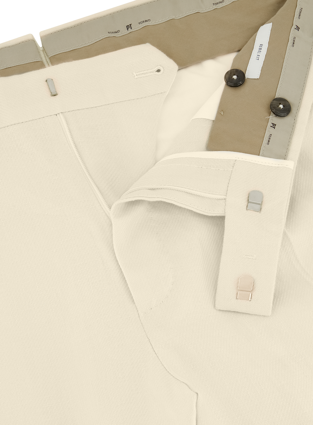 Pantalon van linnen en katoen | FULL_WIDTH | ROOM-WIT